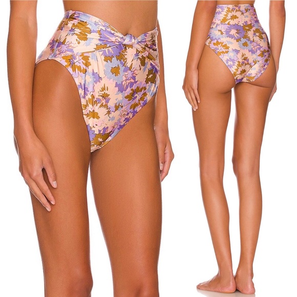 Zimmermann Violet High Waist Bikini Bottom - Picture 4 of 15